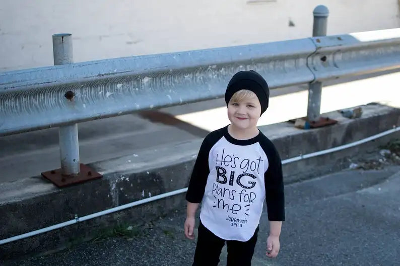 Children's, He's Got Big Plans For Me Long Sleeve T-Shirt