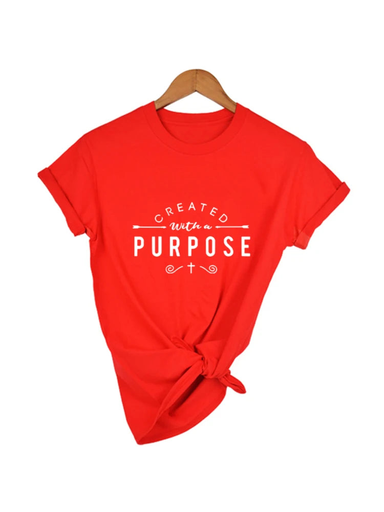 Beautiful Ladies Created with A Purpose T Shirts