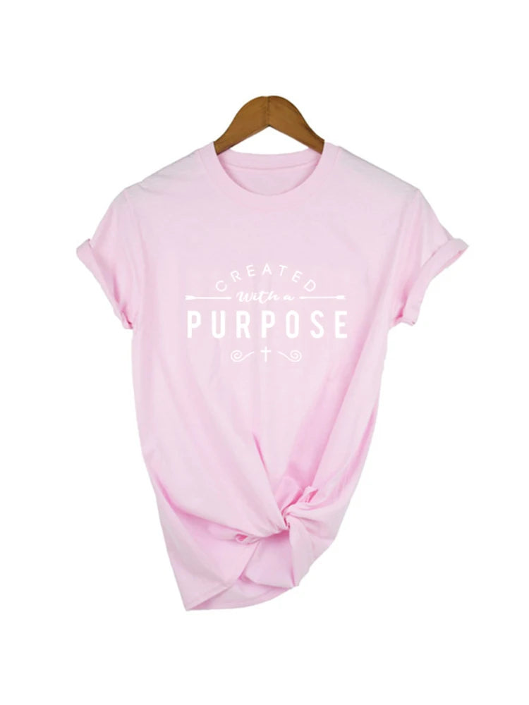 Beautiful Ladies Created with A Purpose T Shirts