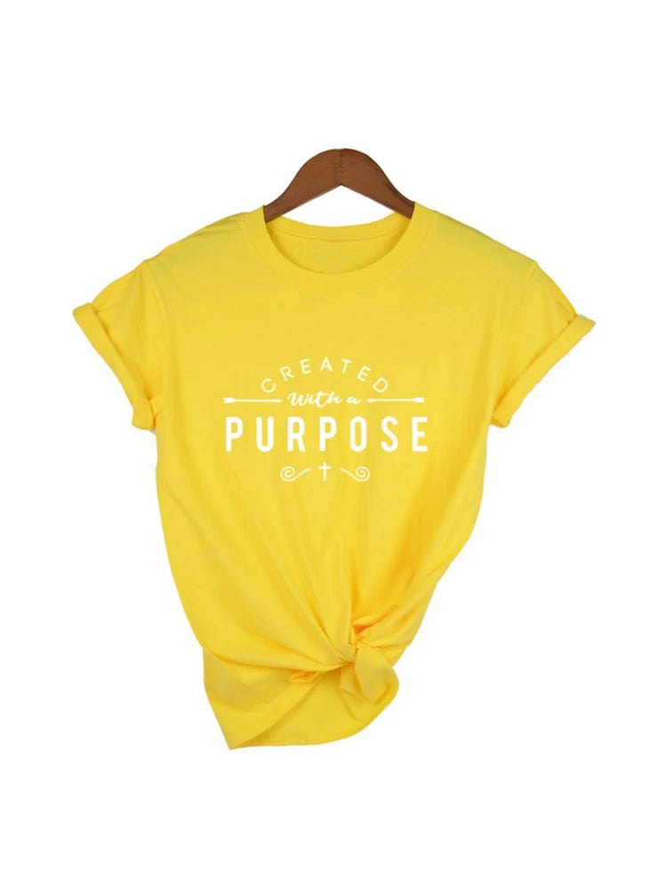 Beautiful Ladies Created with A Purpose T Shirts