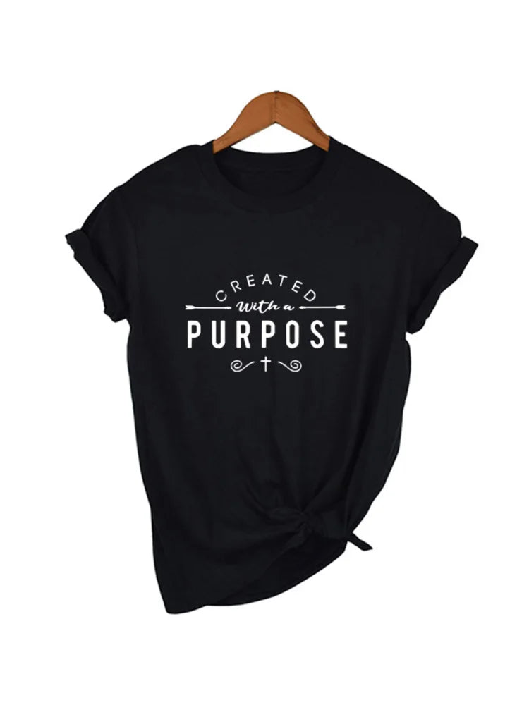 Beautiful Ladies Created with A Purpose T Shirts